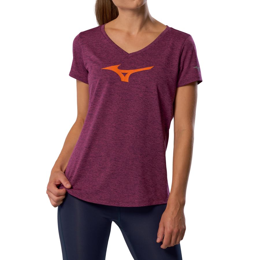 Mizuno Core Runbird Tee Dark purple